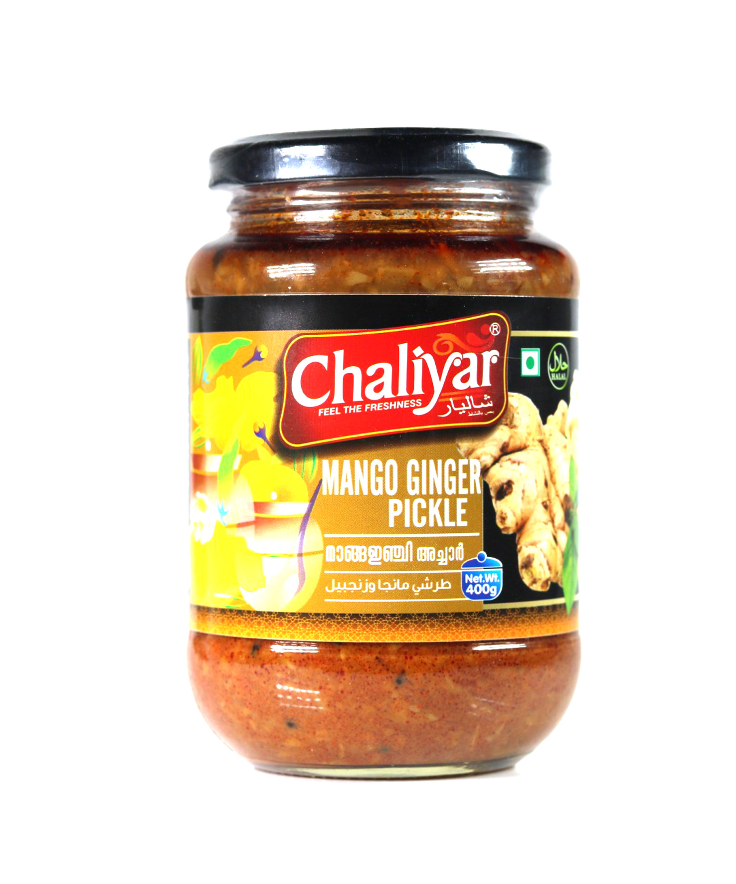 Chaliyar Mango Ginger Pickle 400Gm