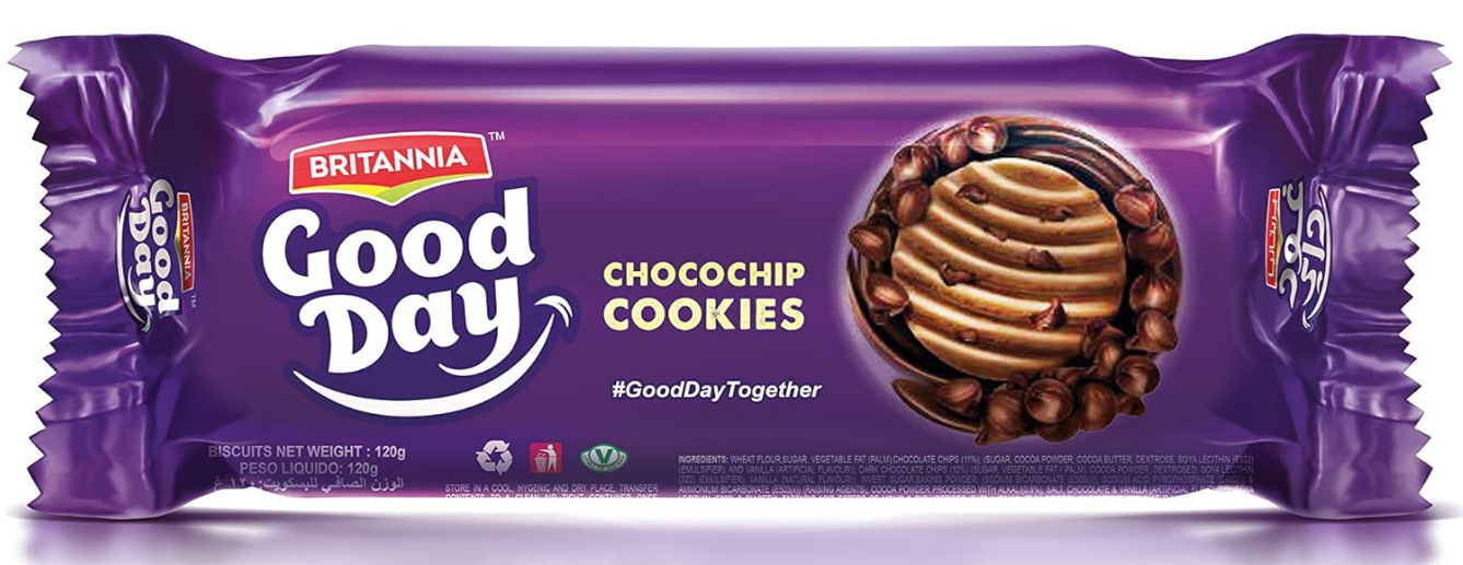 Brit Goodday Chocochip 120gm