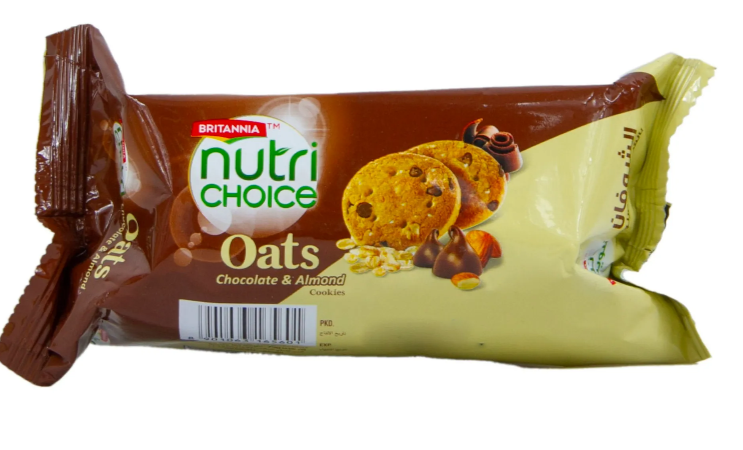 Brit Nutri Choice Oats Choco Almd 75gm