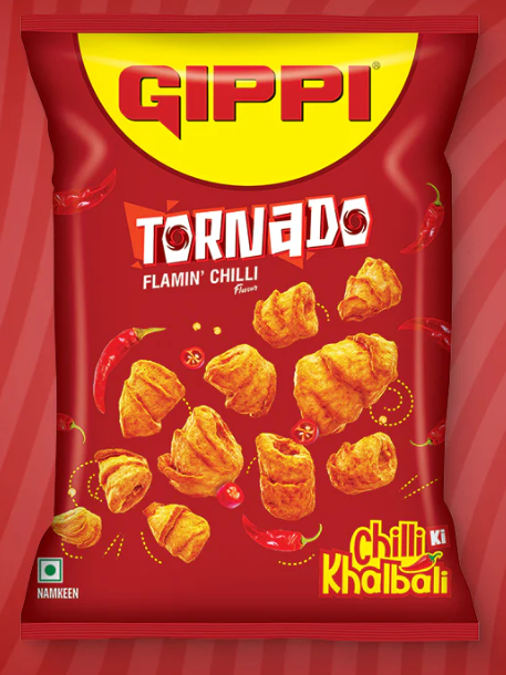 Gippi Torando Flamin Chili 55gm
