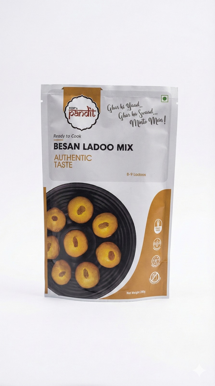KDP'S Pandit Besan Ladoo Mix 200gm
