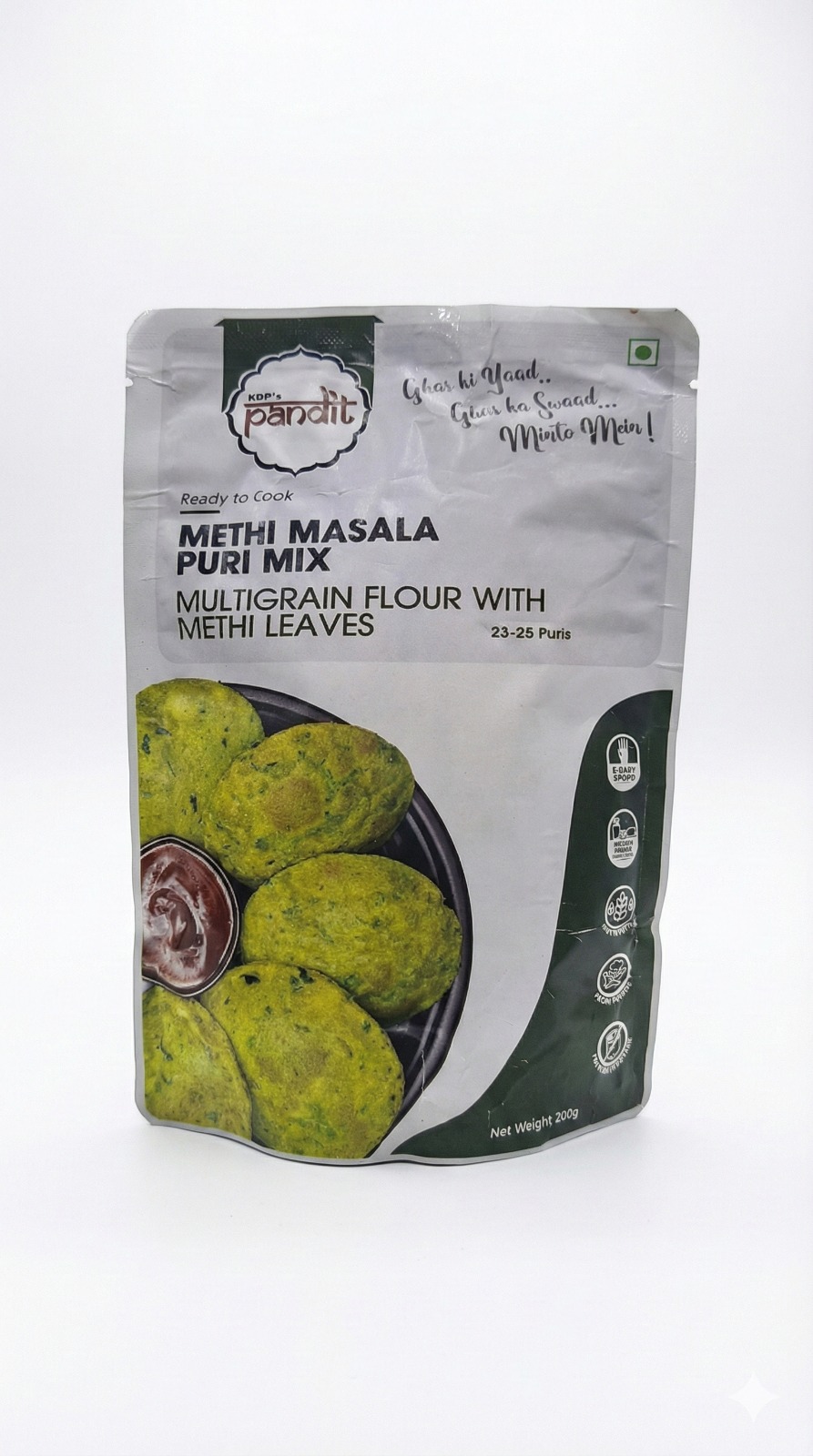KDP'S Pandit Methi Masala Puri Mix 200gm