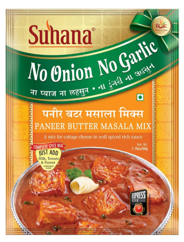 Suhana Paneer Butter Mix No Onion No Garlic 50gm