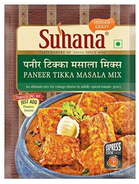 Suhana Paneer Tikka Masala Ready to Cook Mix 50gm