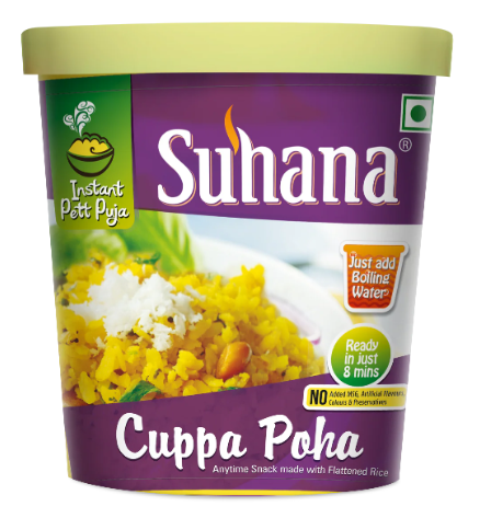Suhana Poha Ready to Eat Mix in Cuppa 80gm