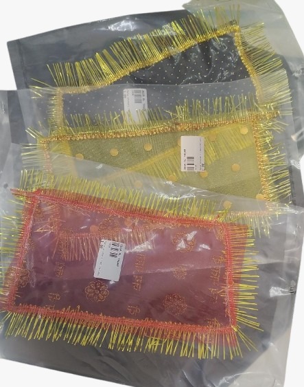 Mata chunari red,yellow, black