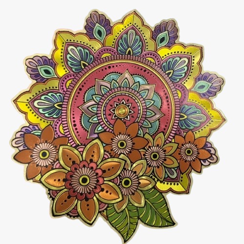 Rangoli fancy small sticker