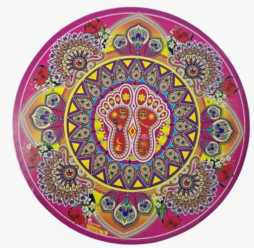 Rangoli small paper sticker