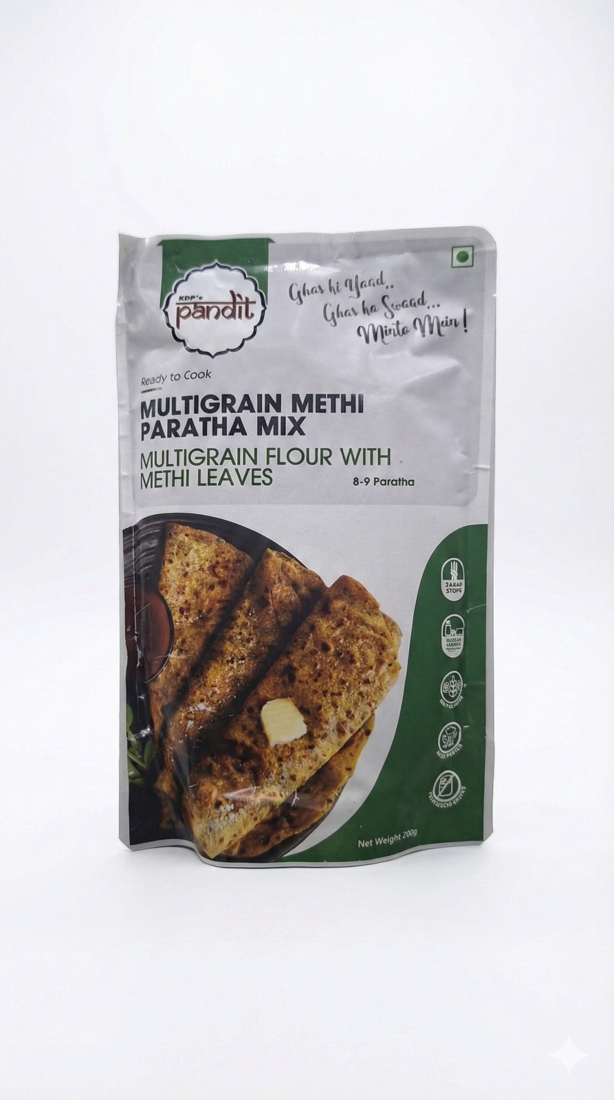 KDP'S Pandit Multigrain Methi Paratha Mix 200gm