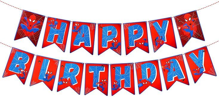 Bunting Banner Spider Man B