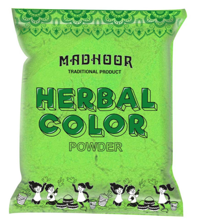 MADHOOR Herbal Color Green 100gm