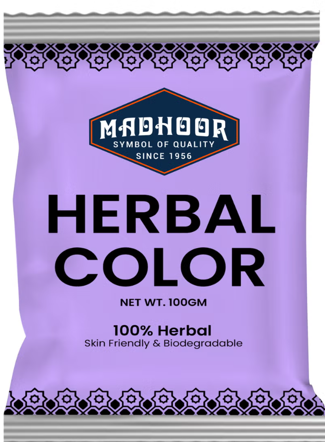 MADHOOR Herbal Color Purple 100gm
