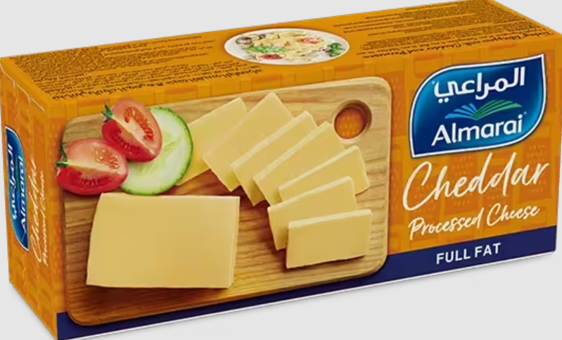 Almarai Cheddar Block Full Fat 250gm