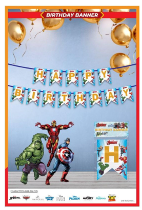 Bunting Banner Avengers 13