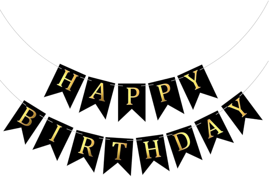 Bunting Banner Black