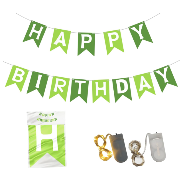 Bunting Banner Light Green