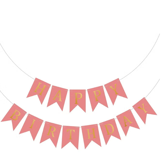 Bunting Banner Peach