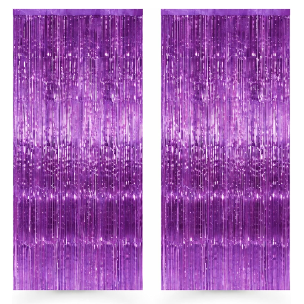 Curtains Polyester Spl Purple