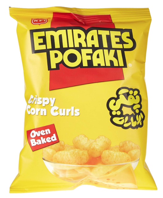 Emirates Pofaki Crispy Corn Curls 15g