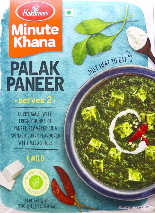 Haldirams Instant Palak Paneer 300gm