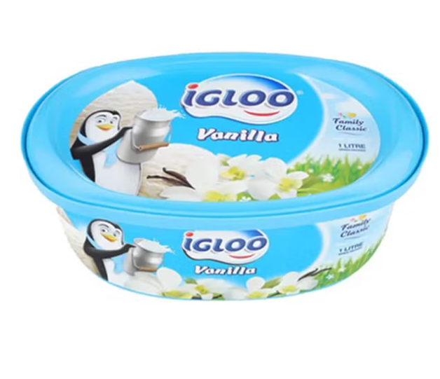 Igloo Vanilla Family Classic 1ltr
