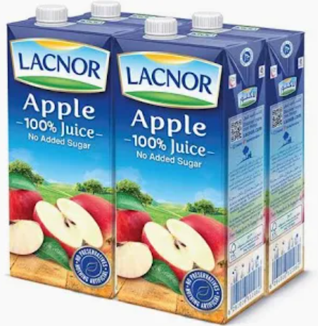 Lacnor Apple Juice 1Ltr PACK
