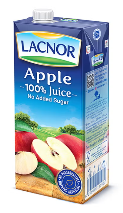 Lacnor Apple Juice 1Ltr