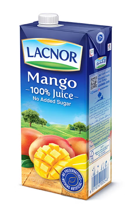 Lacnor Mango Juice 1Ltr