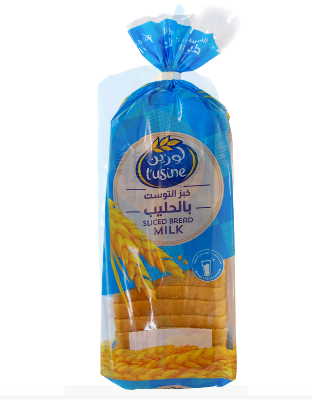 Lusine Slice Milk Bread 600gm