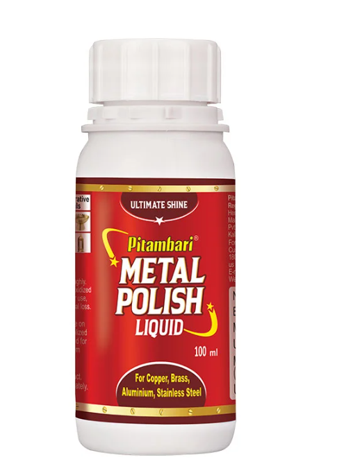 Pitambari Metal Polish Liquid 100ml