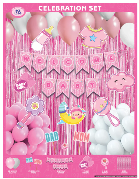 Set Welcome Baby Pink