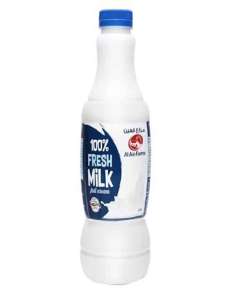 Al Ain Farms Full Cream Milk 1ltr