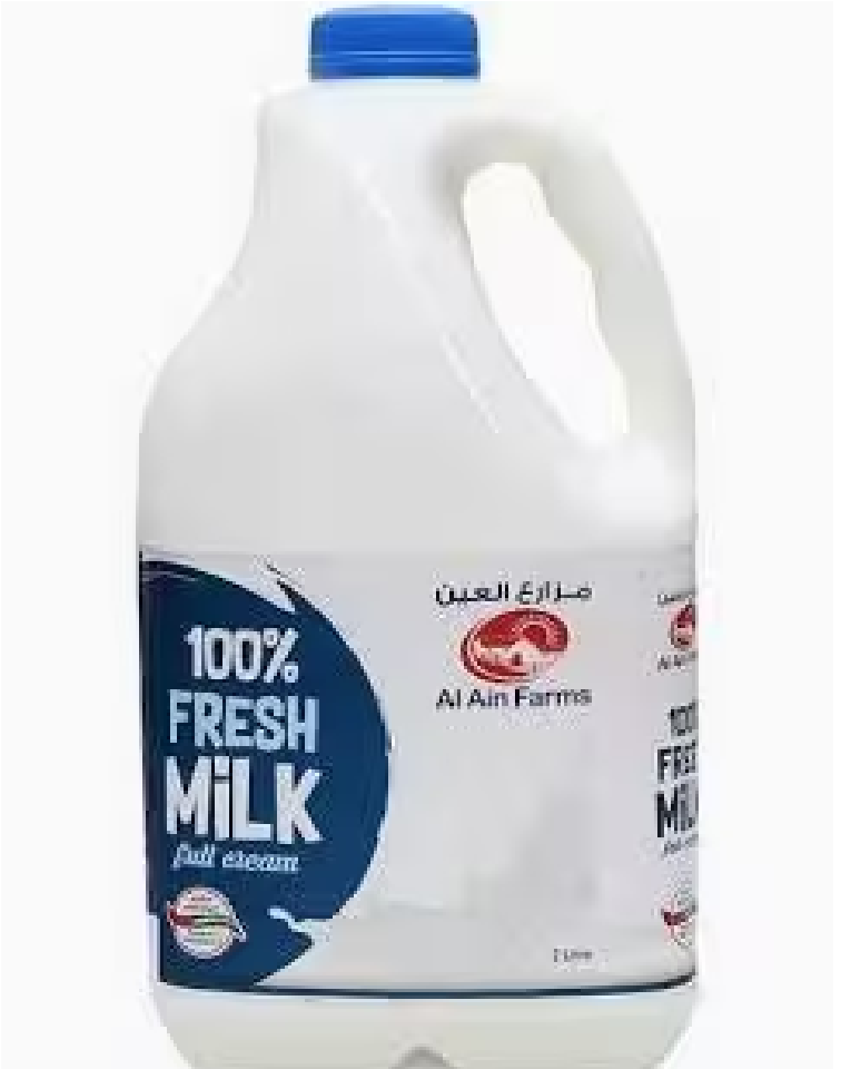 Al Ain Farms Full Cream Milk 2ltr