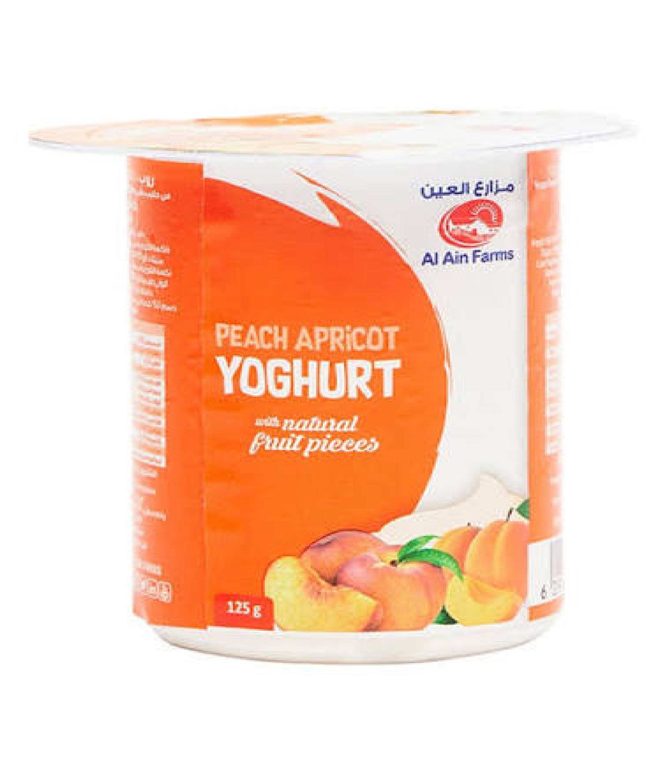 Al Ain Farms Peach Apricot Yoghurt 125gm