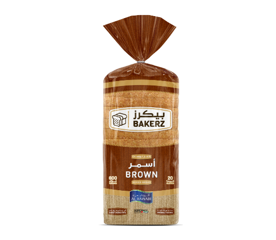 Al Rawabi Brown Slice Bread 550gm