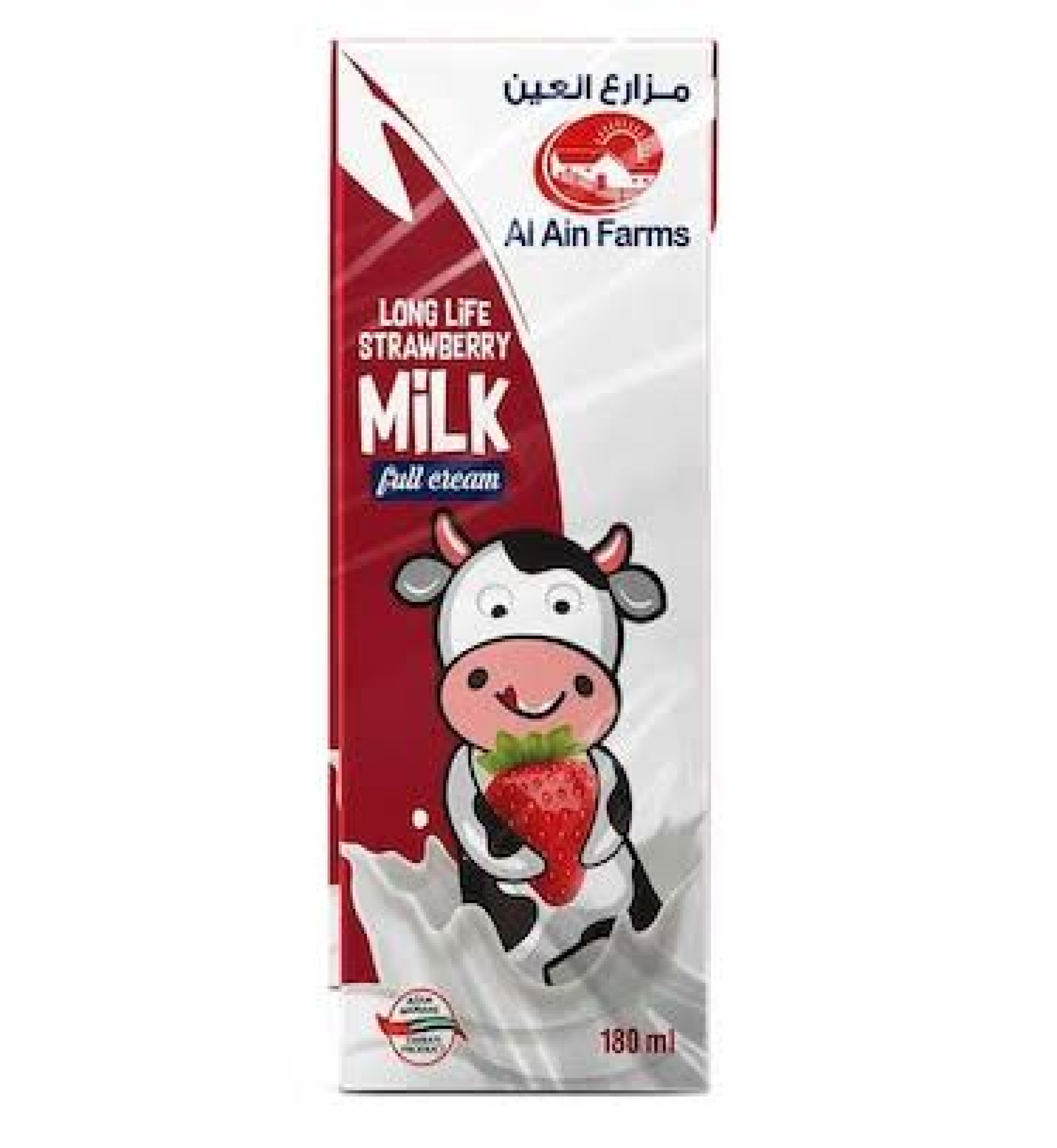 Alain Long Life MIilk Strawberry 180ml