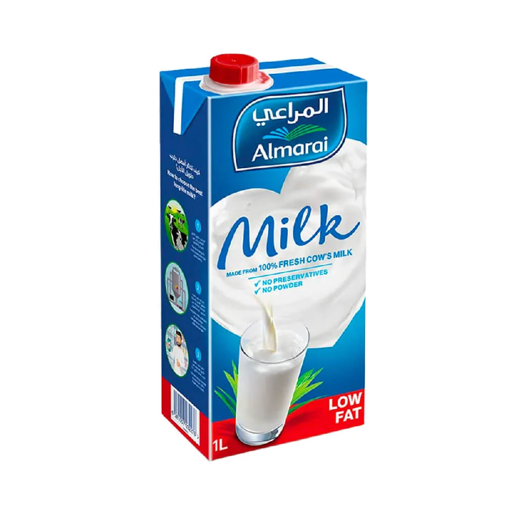 Almarai Fresh Cow Low Fat 1ltr Tetra Pack