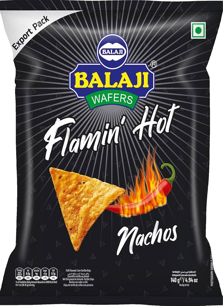 Balaji Amaize Flamin Hot Nacho 140gm