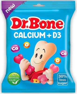 Dr.Bone Calcium +D3 Jelly Dum 50gm