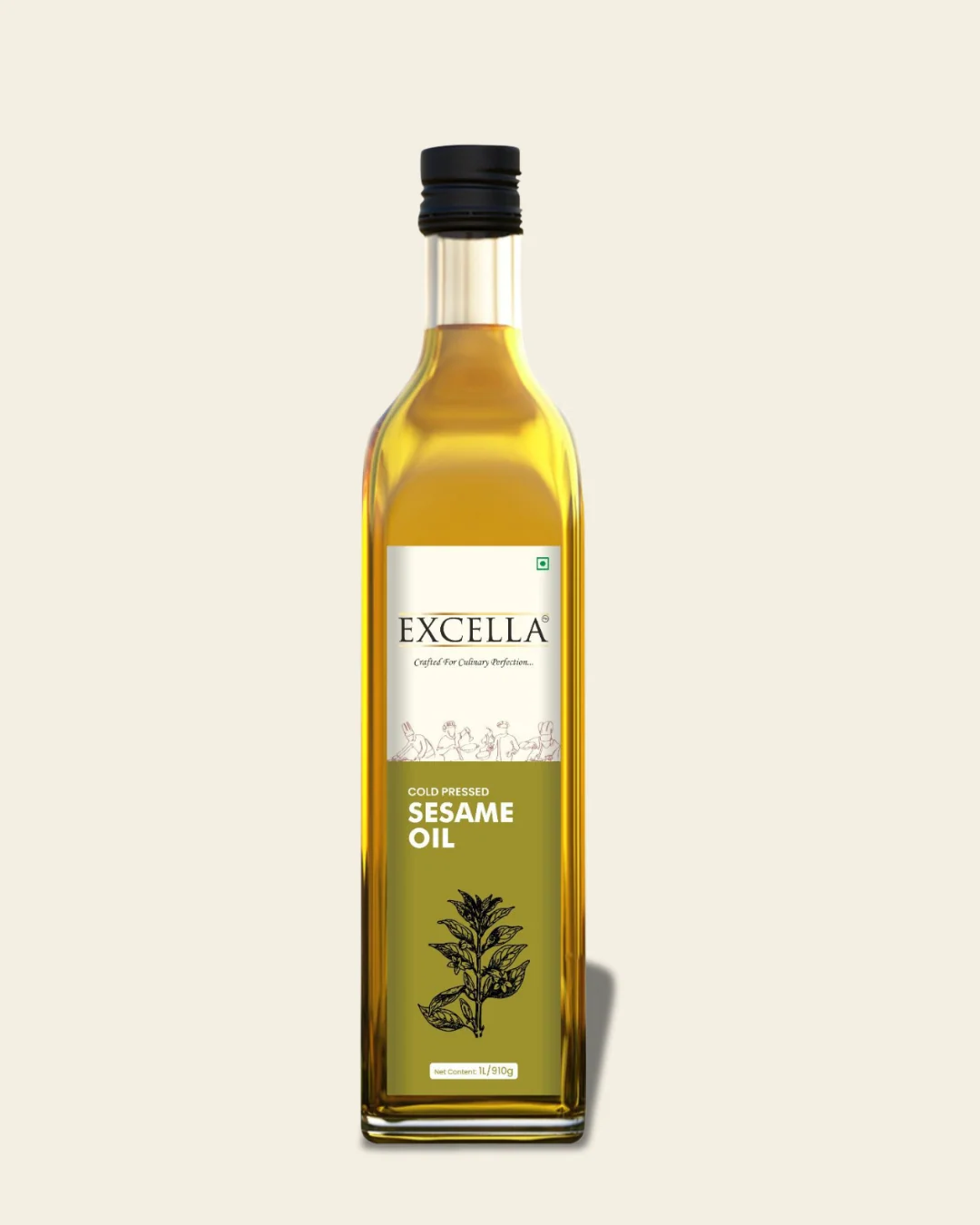 Excella Cold Pressed Sesame Oil-1ltr