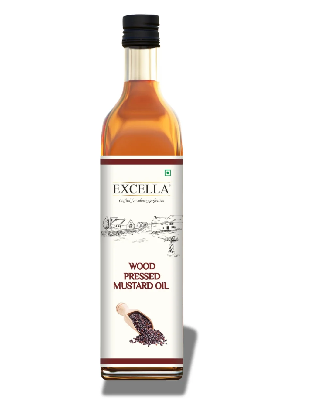 Excella Wood Pressed Mustard Oil 1ltr