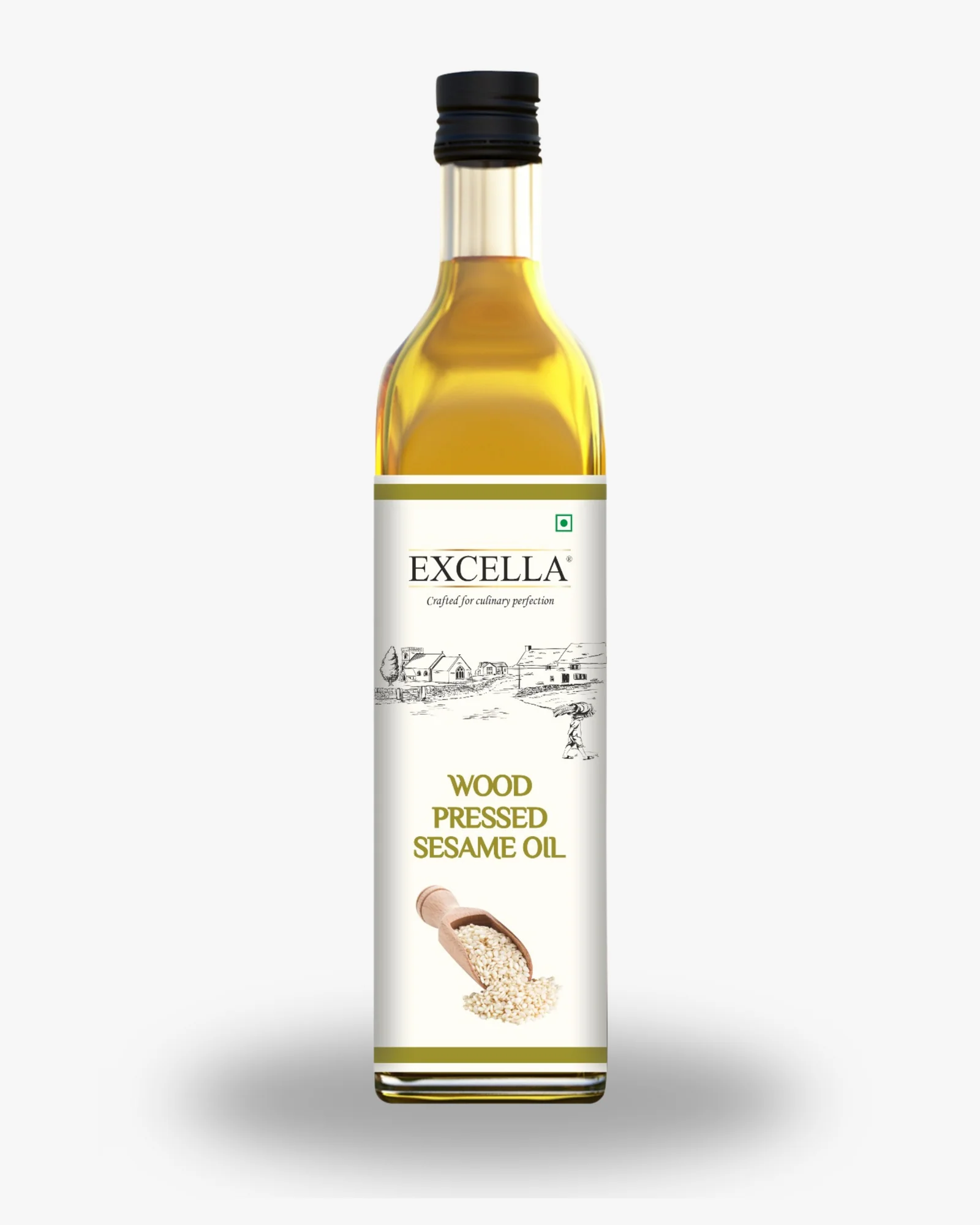 Excella Wood Pressed Sesame Oil -1ltr