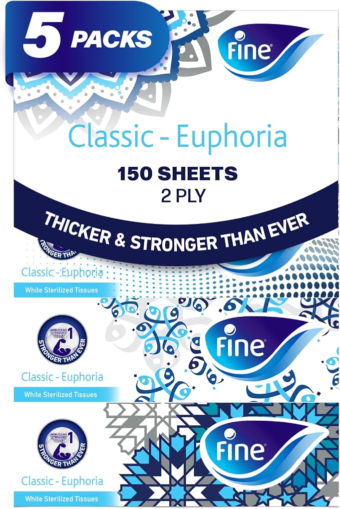 Facial Tissues Classic Euphoria Big CTN