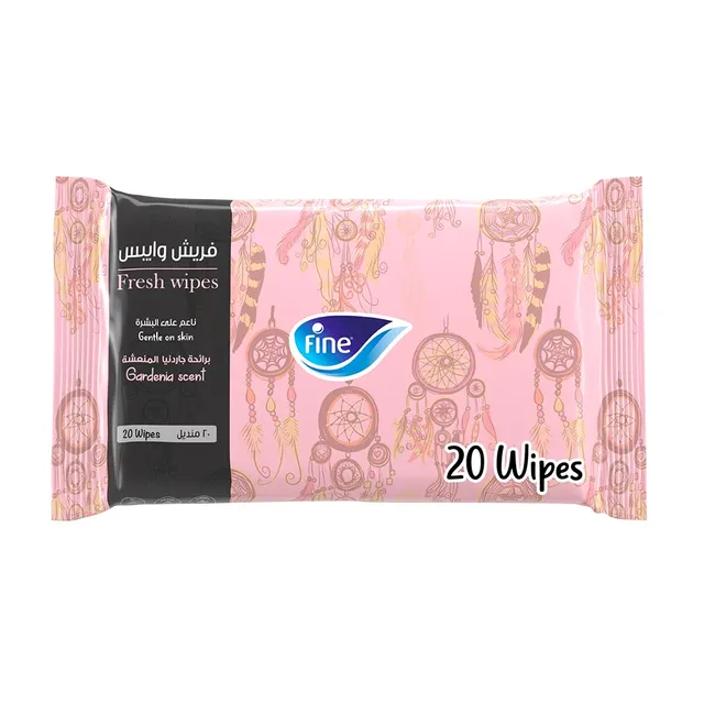Fresh Wipes Gardenia Scent 1×20 Sheets