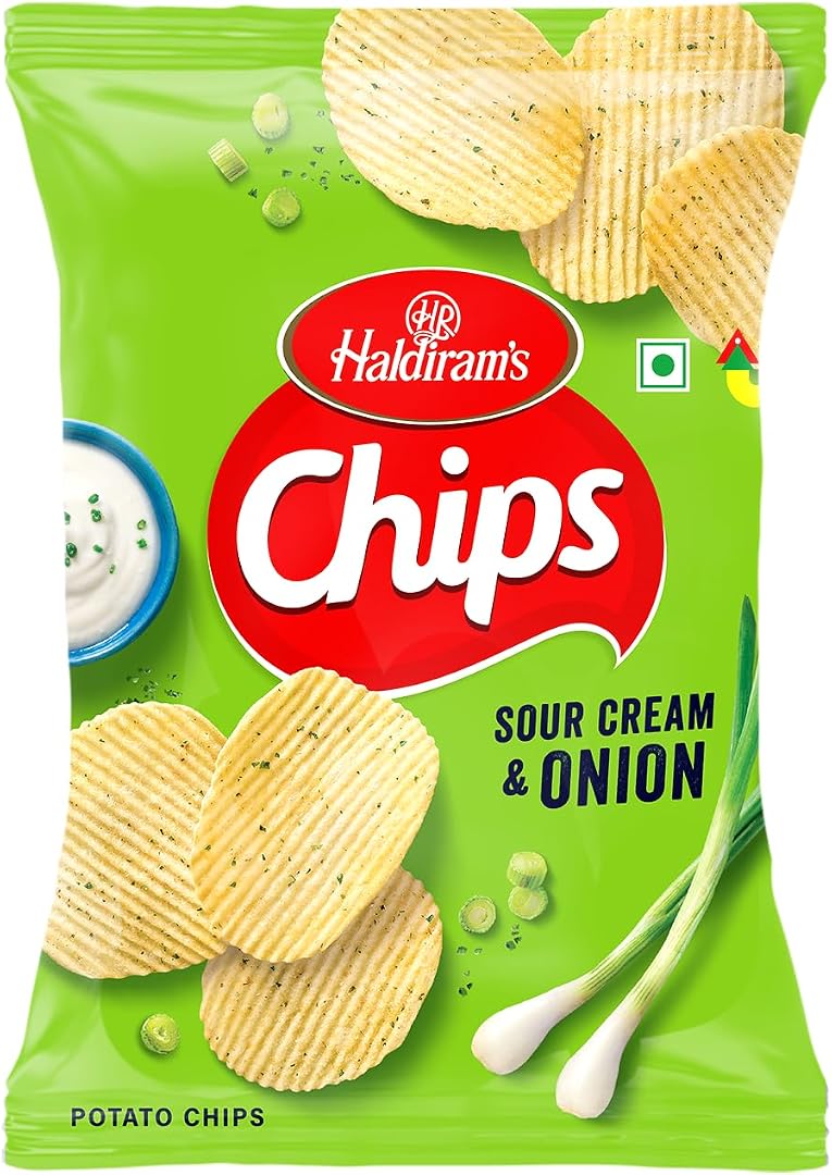 Haldirams Chips Sour Cream & Onion 120g