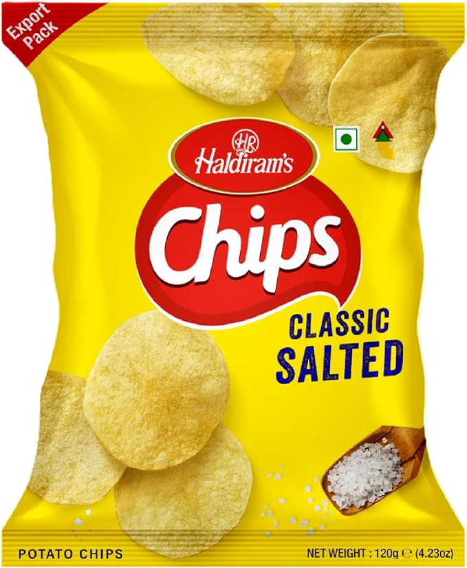 Haldirams Potato Chips Classic Salted 120gm