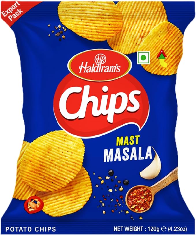 Haldirams Potato Chips Mast Masala 120g