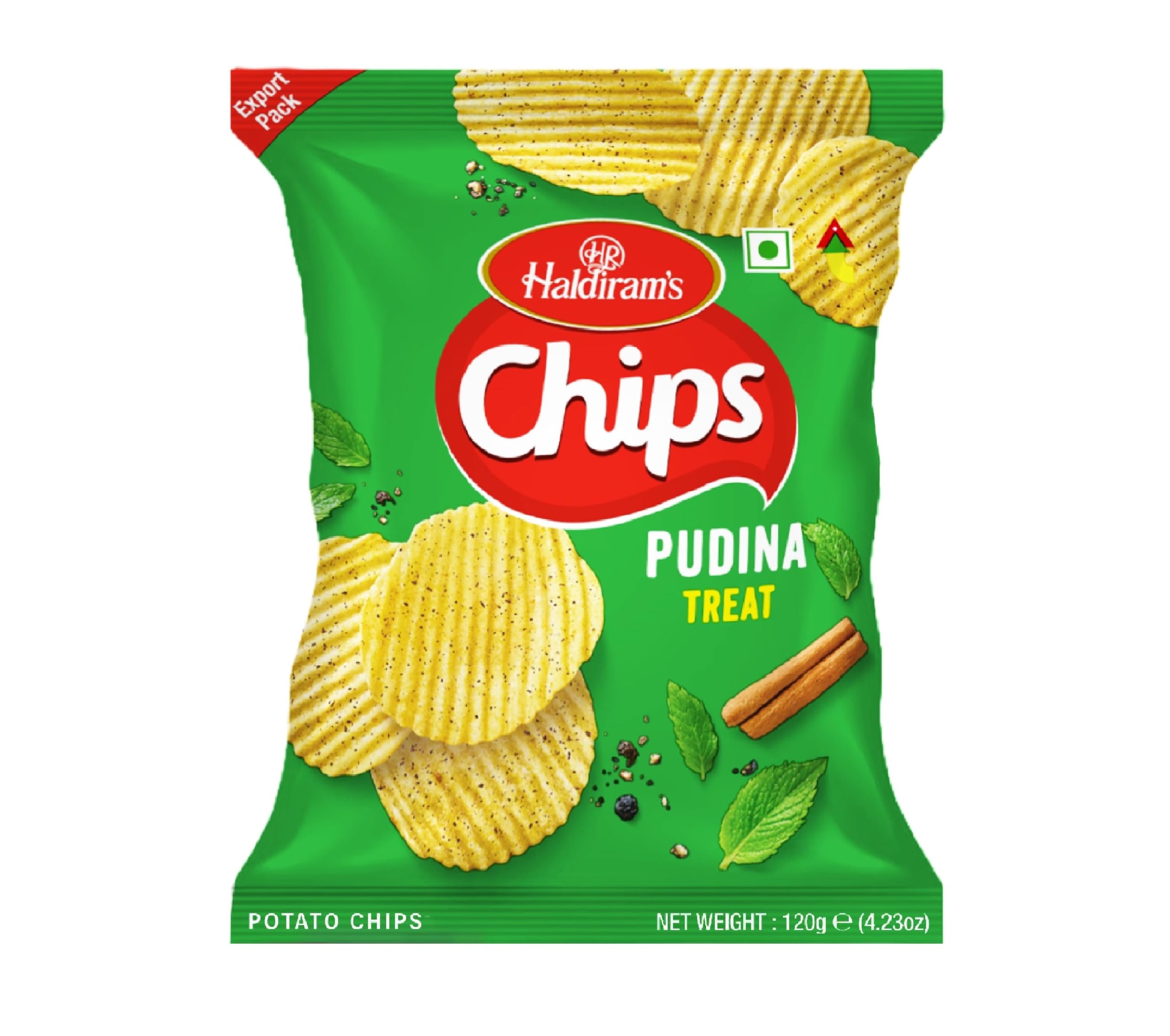 Haldirams Potato Chips Pudina Treat 120g