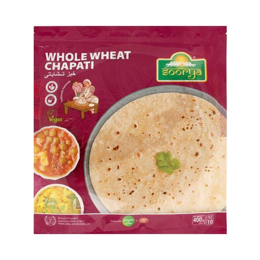 Soorya Whole Wheat Chapati 400gm