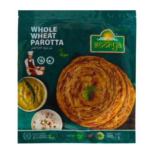 Soorya Whole Wheat Parotta 400gm